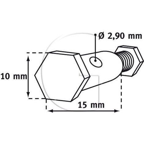 TERMINALE PER CAVO F.2,9 MM